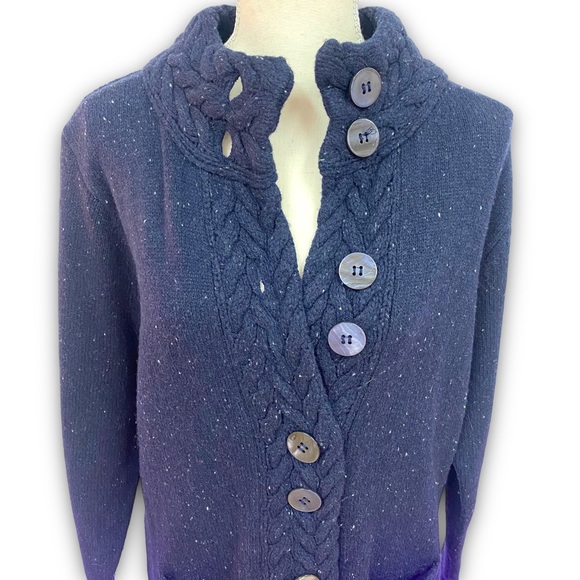 Wool & Cashmere Coat Irelands Eye Size Large - Picture 7 of 7